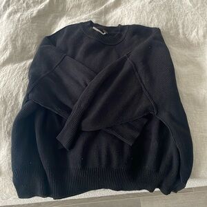 Black Free People Oversized Sweater